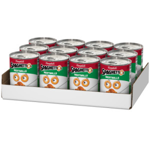 Opencaseimage for SpaghettiOs® Canned Pasta with Meatballs, 15.6 oz Can