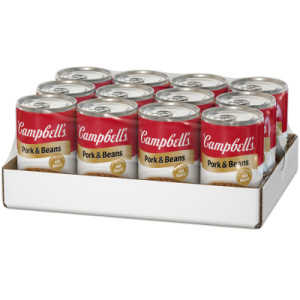 Closecaseimage for Campbell’s® Pork and Beans, 19.75 Oz Can (Case of 12)