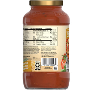 Straightbackimage for Prego® Three Cheese Pasta Sauce, 24 Oz Jar (Case of 12)