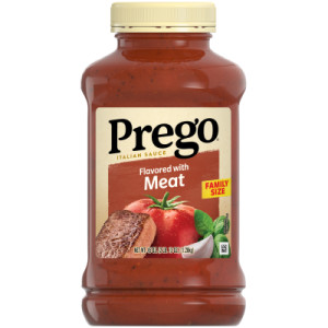 Prego® Italian Tomato Pasta Sauce Flavored With Meat, 45 OZ Jar (Case of 6)