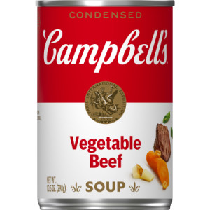 Campbell’s® Condensed Vegetable Beef Soup, 10.5 oz Can (12 Pack)
