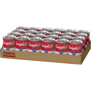 Closecaseimage for Campbell’s Condensed Low Sodium Vegetable Soup, 10.75 Ounce Cans, 24-Pack