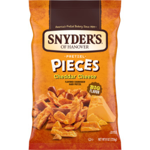 Snyder’s of Hanover Pretzel Pieces, Cheddar Cheese, 8 Oz