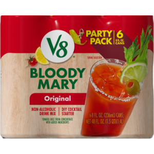 Straightbackimage for V8® Bloody Mary Mix, 8 fl oz Can (4 Cases of 6 Cans)
