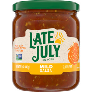 Late July® Snacks Mild Salsa, 15.5 oz Jar (Case of 12)