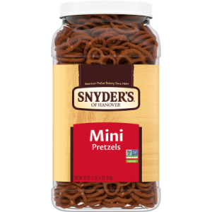 Snyder’s of Hanover, Mini Pretzels, 30 Oz Canister