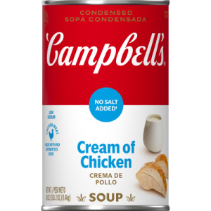 Campbell’s® Condensed No Salt Added Cream of Chicken Soup
