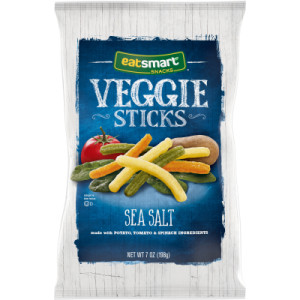 Eatsmart Snacks Garden Veggie Sticks with Potato Tomato & Spinach, 7 Oz Bag