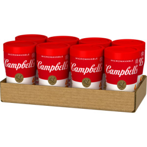 Opencaseimage for Campbell’s® Sipping Soup, Chicken Soup & Star Shaped Pasta, 10.75 Oz Microwavable Cup (Case of 8)