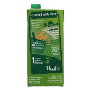 Straightbackimage for Pacific Foods® Vanilla Hemp Milk, Plant Based Milk, 32 oz Carton (12 Pack)