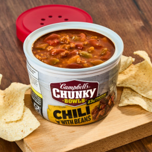 Styledimage for Campbell’s® Chunky™ Chili With Beans, 15.25 oz Bowl (8 Pack)