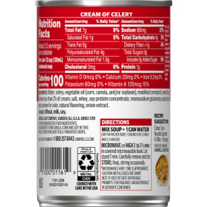 Straightbackimage for Campbell’s® Condensed Cream of Celery Soup, 10.5 oz Can (12 Pack)