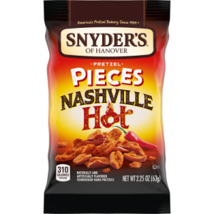 Snyder’s of Hanover Pretzel Pieces, Nashville Hot, 2.25 Oz