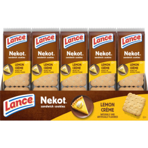 Lance® Sandwich Cookies, Nekot Lemon Creme