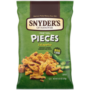 Snyder’s of Hanover Pretzel Pieces, Jalapeno, 11.25 Oz
