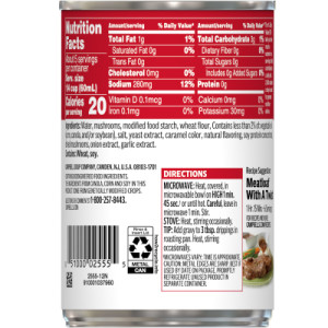 Straightbackimage for Campbell’s® Mushroom Gravy, 10.5 oz Can