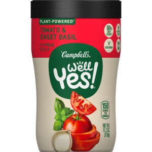 Sweet Basil and Tomato Sipping Soup