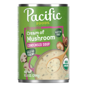 Pacific Foods® Organic Cream of Mushroom Soup, 10.5 oz Can (Case of 12)
