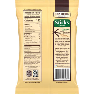 Straightbackimage for Snyder’s of Hanover Pretzel Sticks, 3.5 Oz