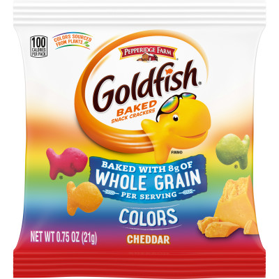 Goldfish® Baked with Whole Grain Cheddar Crackers Colors