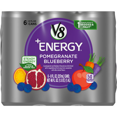 Healthy Energy Drink, Natural Energy from Tea, Pomegranate Blueberry