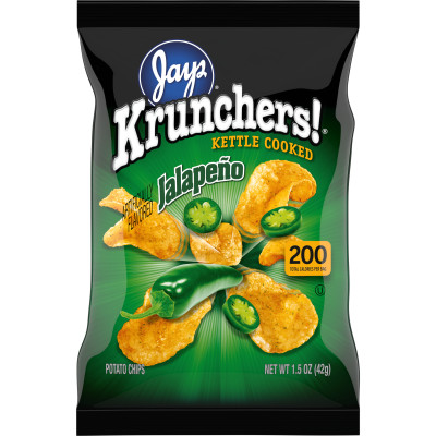 Krunchers! Kettle Cooked Jalapeno Flavored Potato Chips