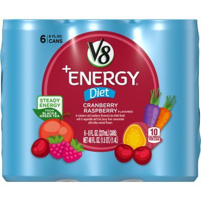 Healthy Energy Drink, Natural Energy from Tea, Diet Cranberry Raspberry