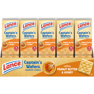 Captain’s Wafers Peanut Butter & Honey Sandwich Crackers