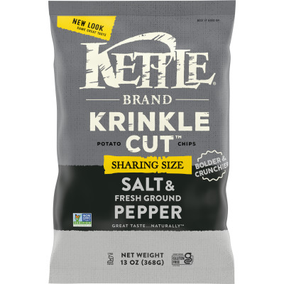 Krinkle Cut Salt & Ground Pepper Potato Chips