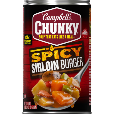 Spicy Sirloin Burger Soup