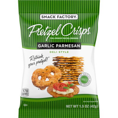 Garlic Parmesan Pretzel Crisps