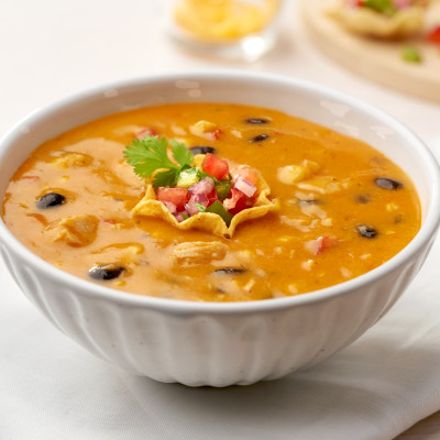 Campbell’s® Signature Frozen Ready to Eat Soup Cheesy Chicken Tortilla Soup