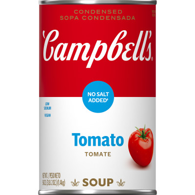 Campbell’s® Condensed No Salt Added Tomato Soup