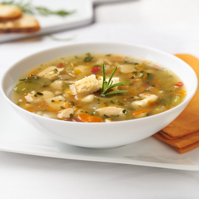 Campbell’s® Signature Frozen Condensed Healthy Request Rosemary Chicken and Dumpling Soup