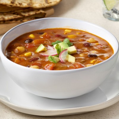 Campbell’s® Signature Frozen Ready to Eat Soup Southwest Vegetarian Chili