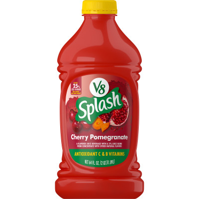 Cherry Pomegranate Flavored Beverage With 5% Juice Blend