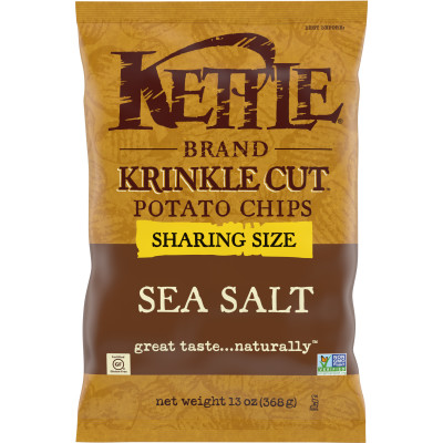 Krinkle Cut Sea Salt  Potato Chips