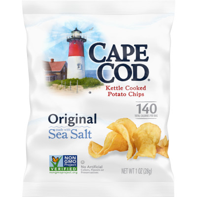 Cape Cod® Potato Chips, Original Kettle Cooked Chips, 1 Oz