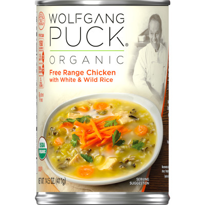 Organic Free Range Chicken with White & Wild Rice Soup