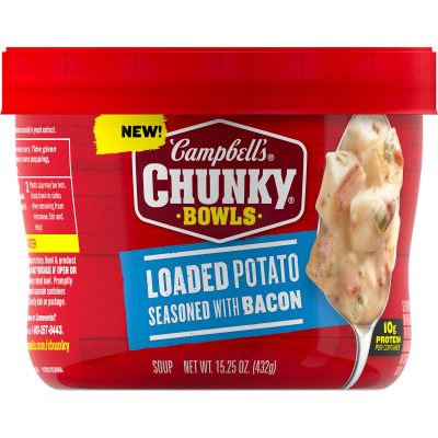 Loaded Potato Soup Seasoned with Bacon