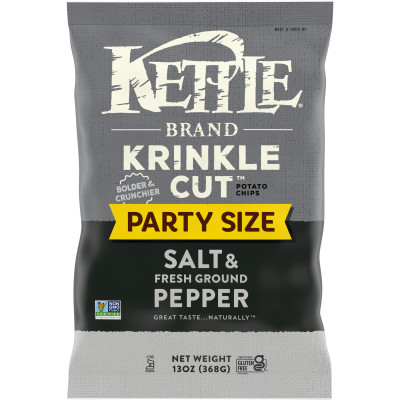 Krinkle Cut Salt & Fresh Ground Pepper Kettle Potato Chips