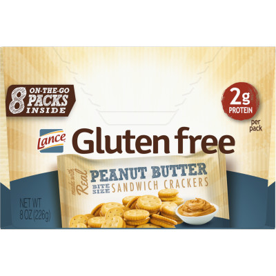 Gluten Free Peanut Butter Sandwich Crackers