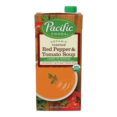 Light Sodium Organic Creamy Roasted Red Pepper & Tomato Soup