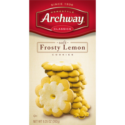 Frosty Lemon Soft Cookies