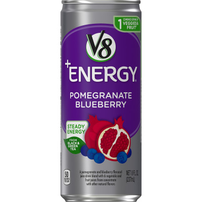 Healthy Energy Drink, Natural Energy from Tea, Pomegranate Blueberry