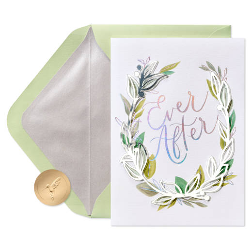 Ever After Wedding Greeting Card