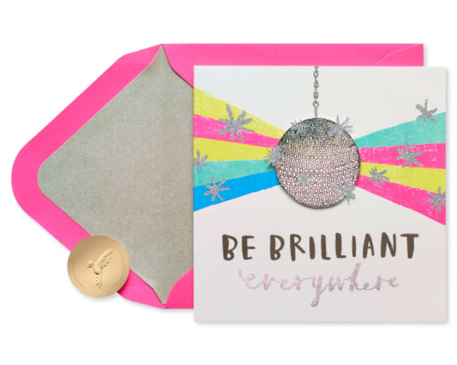 Brilliant Disco Ball Birthday Greeting Card for Best Friend