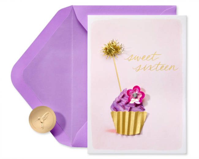 Amazing Smart Beautiful You 16th Birthday Greeting Card