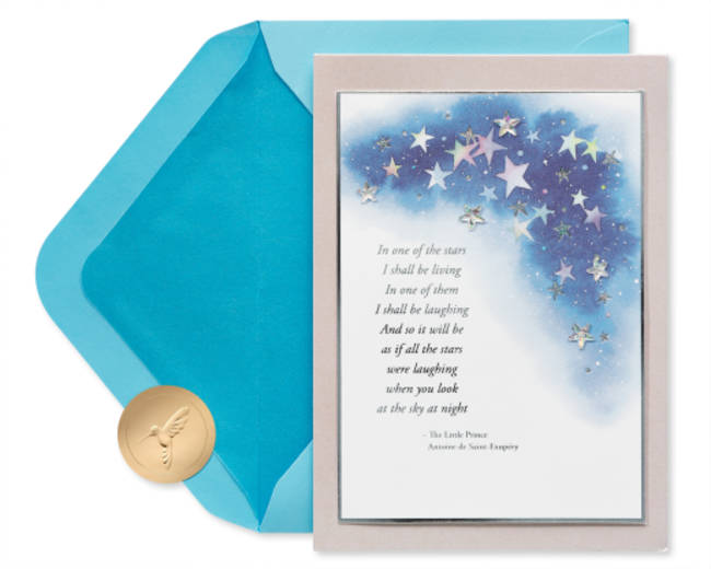 All the Stars Sympathy Greeting Card