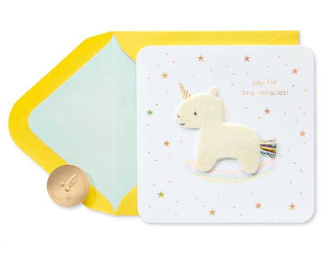 Magic Baby New Baby Greeting Card